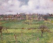 Camille Pissarro View of Bazincourt oil painting picture wholesale